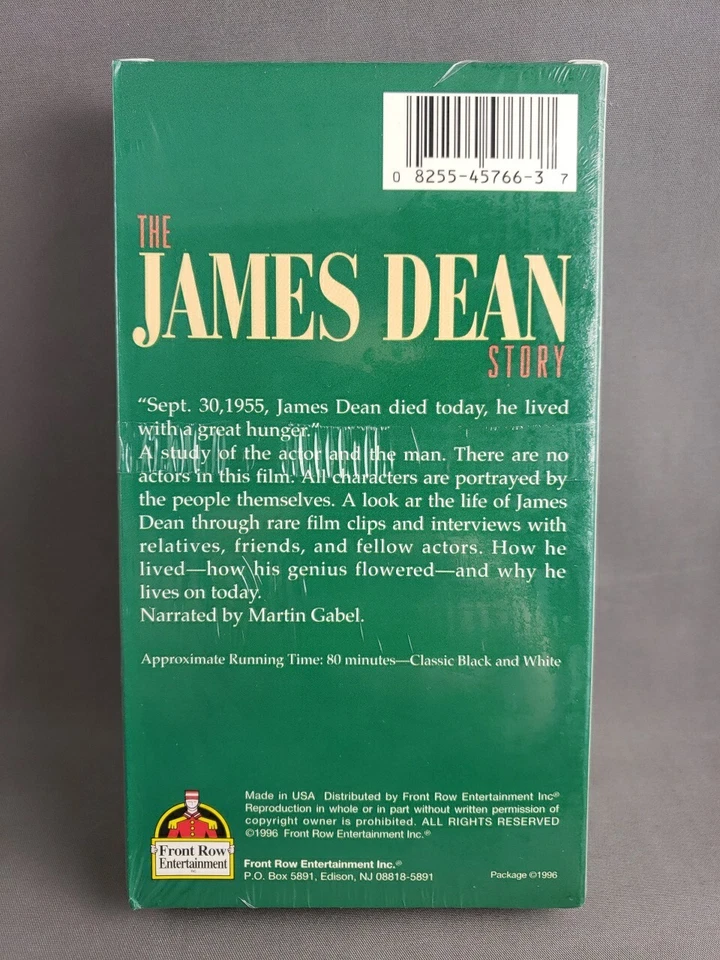 The James Dean Story SEALED (VHS, 2000) Foto 2 de 4