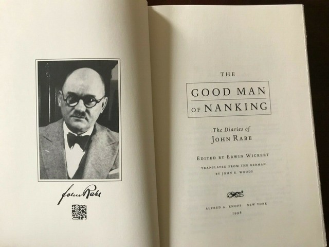 The Good Man of Nanking : The Diaries of John Rabe by John Rabe (1998 ...