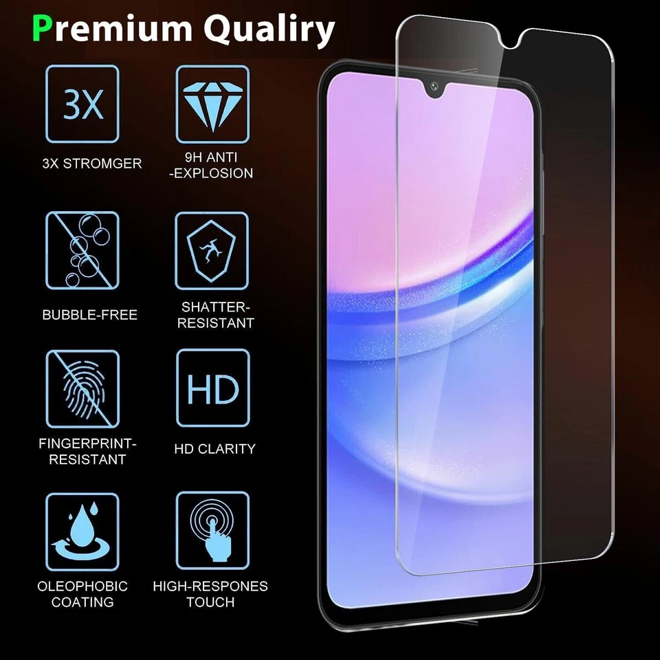 Tempered Glass Screen Protector For LG K10 K8 K7 K5 K4 K3 Nexus 5X Leon L90 V30 - Image 3 of 4