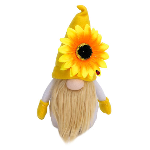 (Gelb) Gnome Plüsch-Dekoration Innovative Süße Handgefertigte Sonnenblumen- FAT - Bild 1 von 22