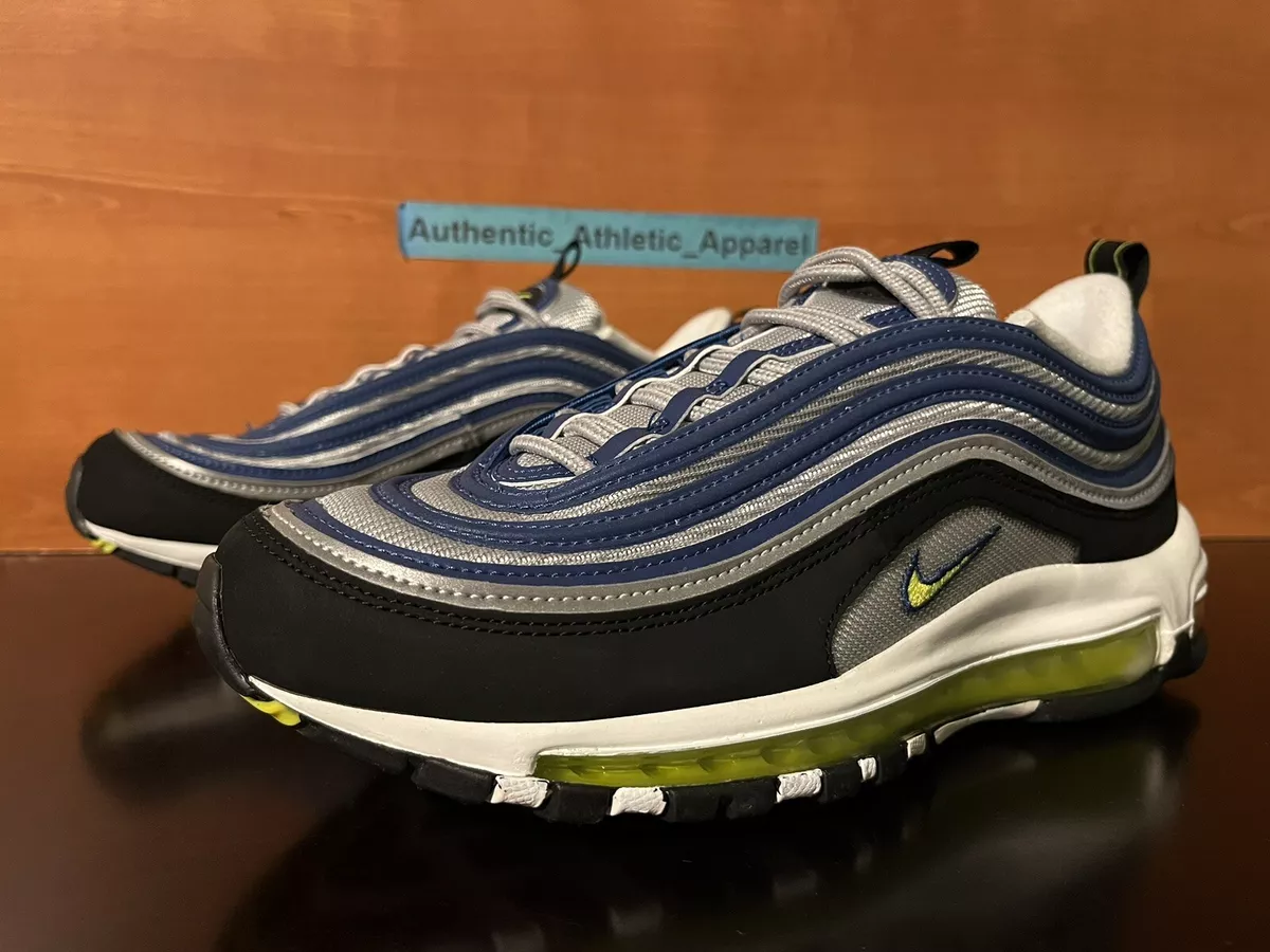 Nike Air Max 97 OG Atlantic Blue Volt Running Shoes Womens Size 9