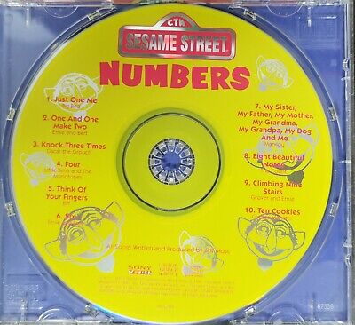 Sesame Street - Numbers - Audio Music CD Sony Wonder PERFECT Sesame Street - Numbers - Audio Music CD Sony Wonder PERFECT