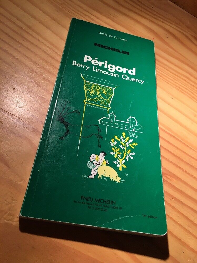 Przewodnik Green Michelin Périgord Berry Limousin Quercy 14th edition, 1983