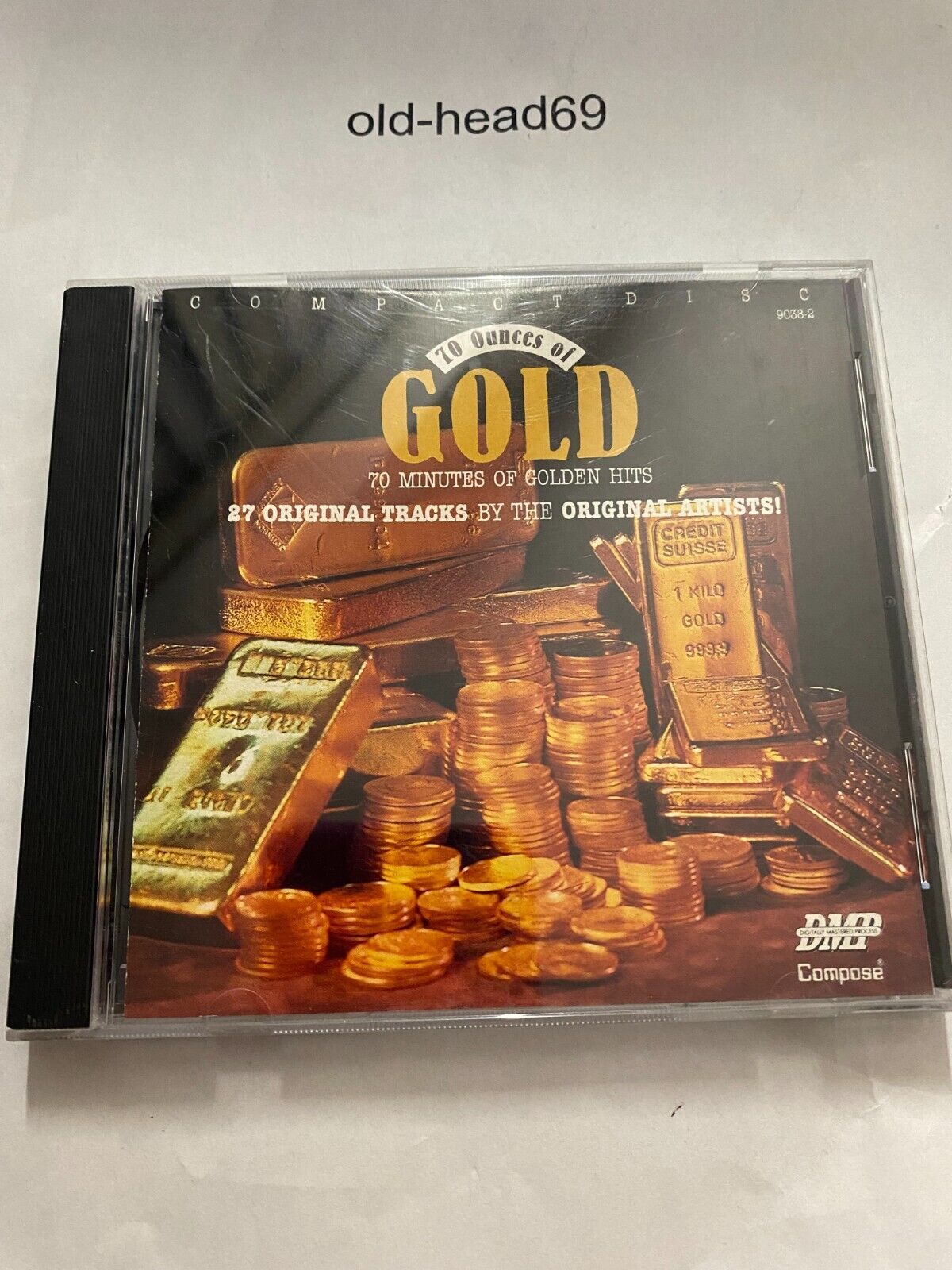 Various Artists : 70 Ounces of Gold: Golden Hits  27 original CD very good