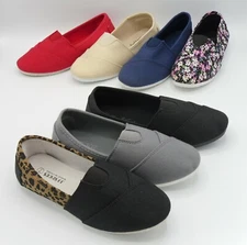 New Women Easy Slip-On Canvas Sneaker