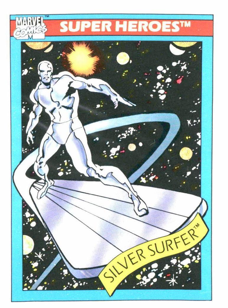 1990 Impel Marvel Universe #32 Silver Surfer