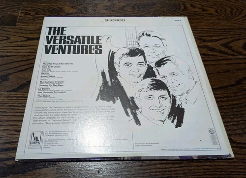 The Versatile Ventures Album LP Liberty SCR-5 Instrumental Rock La Bamba Surf - Foto 2 di 4