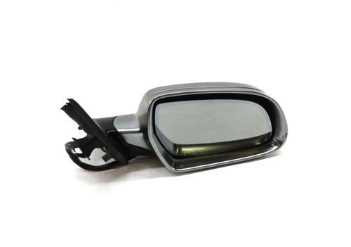 10-16 AUDI S4 (B8 8K) RIGHT MANUAL FOLD HEATED AUTODIM DOOR MIRROR (ALUMINUM)