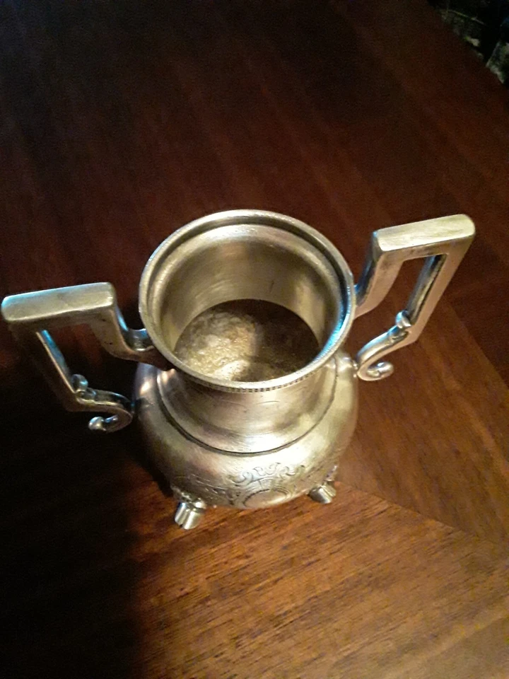 *Raro* Urna/jarrón Wilcox de doble mango hueco plateado Foto 4 de 4