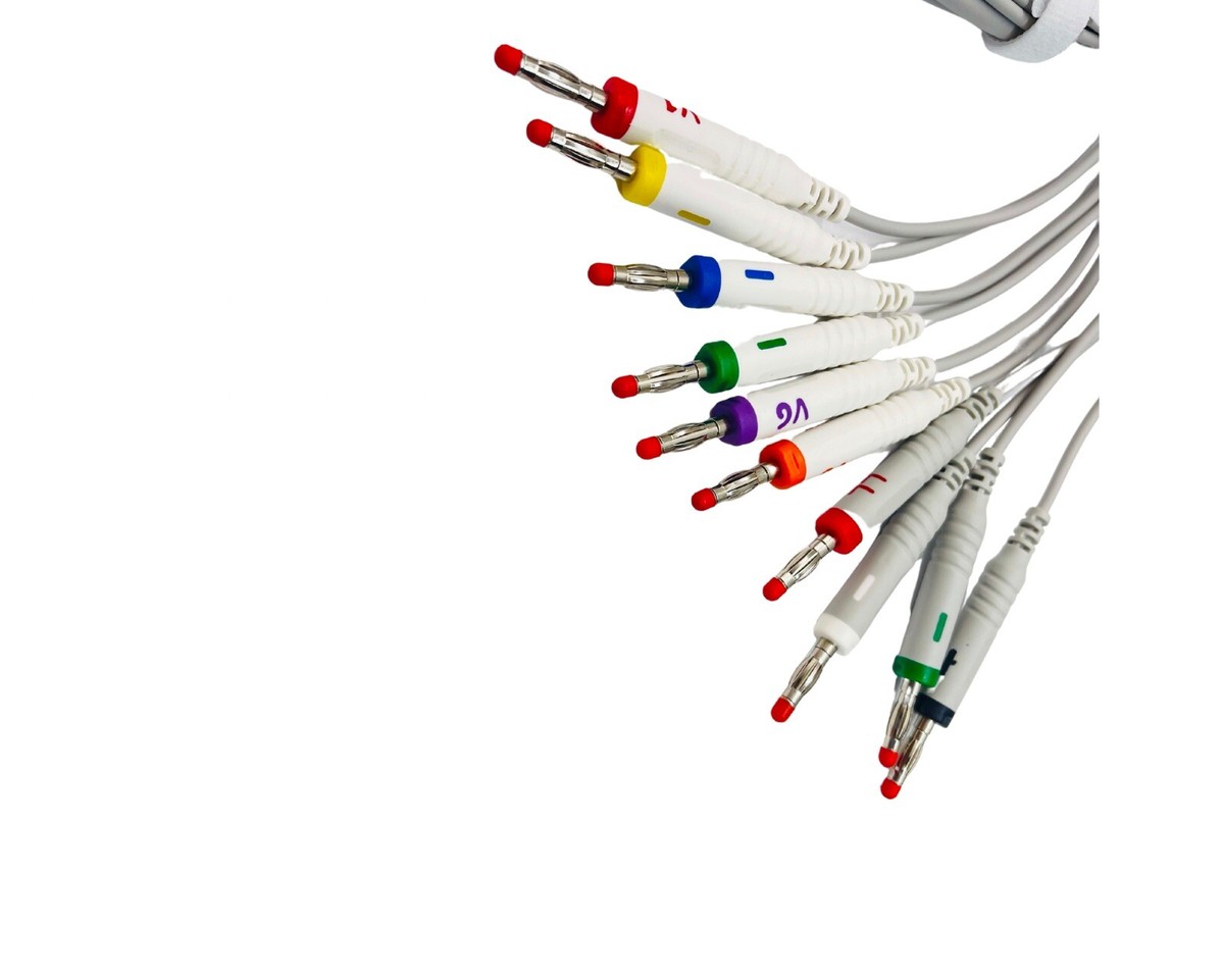 Cavo ECG GE Marquette Serie MAC Con 10 Terminali A Snap - Foto 12