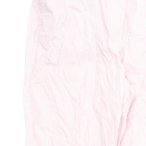Marks & Spencer Womens Pink Cotton Blend Chino Trousers Size 8 L23 in - Picture 7 of 10