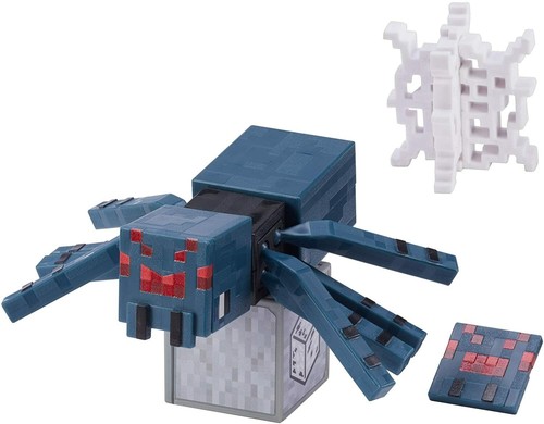 "Figura de acción Minecraft Comic Maker CAVE SPIDER 3,25" Block Web 2019 GLC64 ¡NUEVA! - Imagen 12 de 12