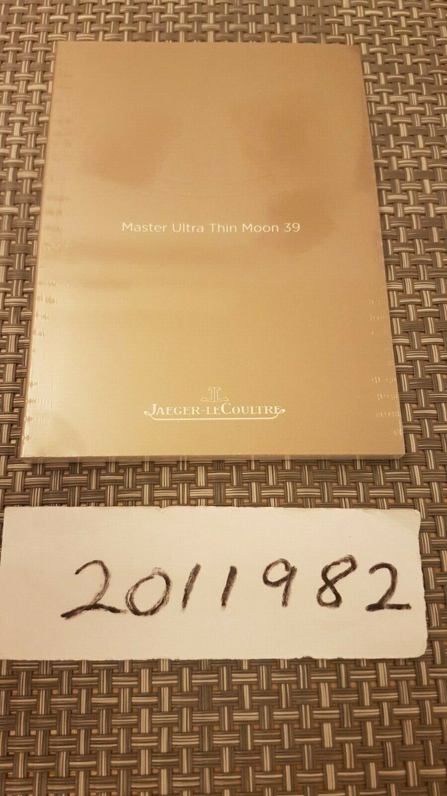 Jaeger LeCoultre Watch Instruction Manual Booklet Master Ultra Thin Moon 39