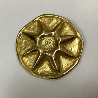 Magnifique broche vintage fantaisie avec pierre naturelle | Kaufen auf