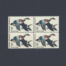 Waterfowl Conservation - Ducks Unlimited Mint Set of 4 Stamps 57 Years Old!