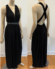 Dolce & Gabbana D&G VINTAGE  90s EMBELLISHED MAXI DRESS IT42 US4 US2-US4