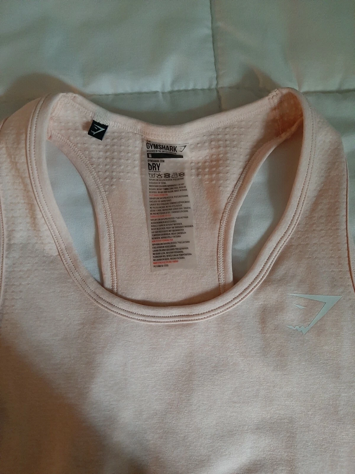 gymshark racerback dry moisture management tank-top