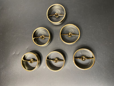 1963 Impala Ful-Size Tail light lens Bezel Gold Plated Set of 6