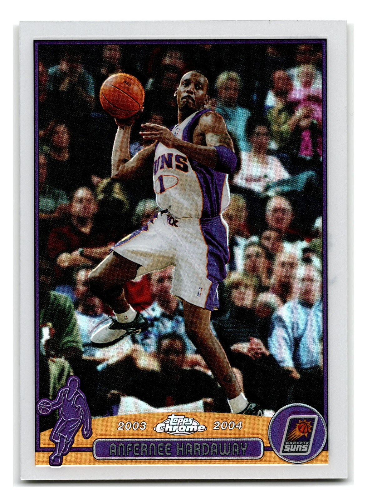 Anfernee Hardaway 2003-04 Topps Chrome Refractor Parallel SP #22 - PHX Suns