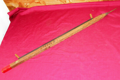 Old Antique Hand Home Made Custom Wood Wooden Ice Fishing Rig Pole Line  Vintage | eBay