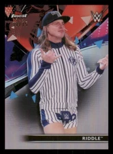 2021 Finest WWE Rose Gold Refractors #34 Riddle /75