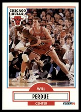 1990-91 Fleer Will Perdue Chicago Bulls #29