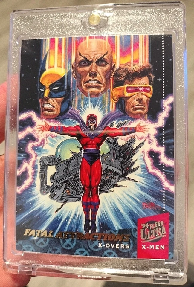 X-OVERS "1994 Fleer Ultra X-Men FATAL ATTRACTIONS  CARD #108  1-OWNER/  NM-MINT  - Image 2 of 4