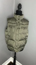 River Woods North Eastern Suppliers Green Down Puffer Vest Size Medium