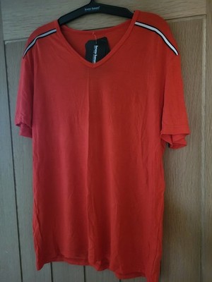 Bruno Banani Reflector Herren T-Shirt rot - Neu mit Etikett - Größe M
