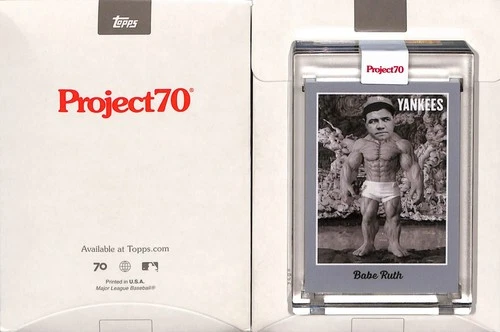 2021 TOPPS PROJECT 70 #107 1970 BABE RUTH - NEW YORK YANKEES - RON ENGLISH