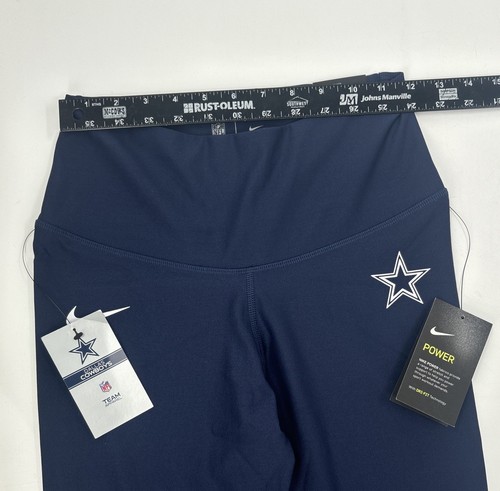 Nike Sculpt Victory Tight Fit Training Leggings Dallas Cowboys Black White Sz. M - Picture 3 of 12