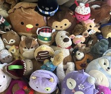 Large Medium Small 7-Piece Plush Lot Squishmallows Disney Build A Bear Care Bear
