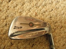 Vintage men right handed regular steel Wilson Staff Dynapower single iron 8 iron