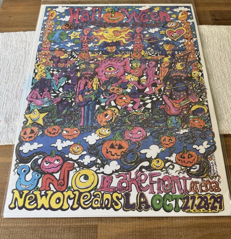 Pánico generalizado - Póster de Halloween - Nueva Orleans - Scramble Campbell - Original Foto 2 de 3