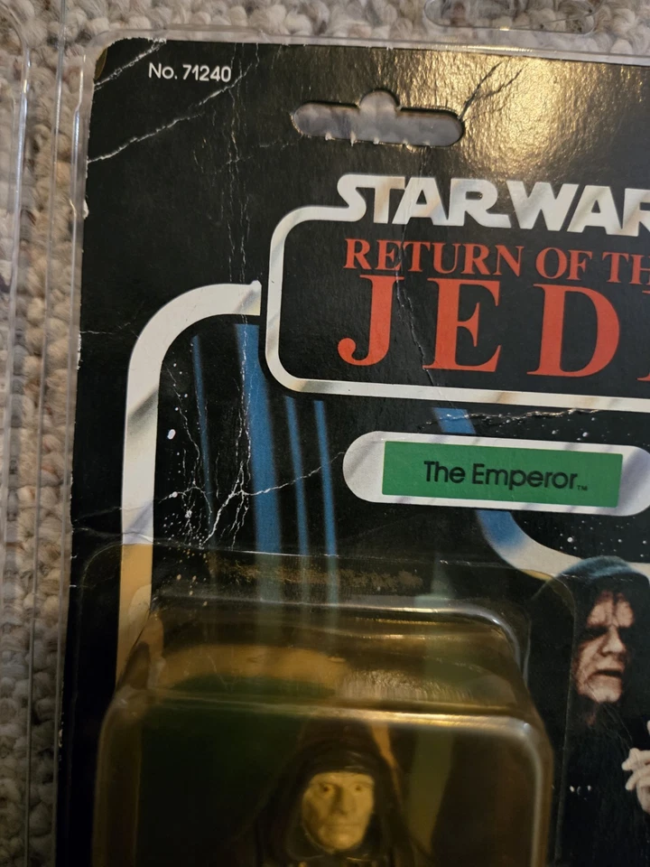 Figura Kenner 1983 de colección Star Wars El Retorno del Jedi El Emperador Foto 3 de 4