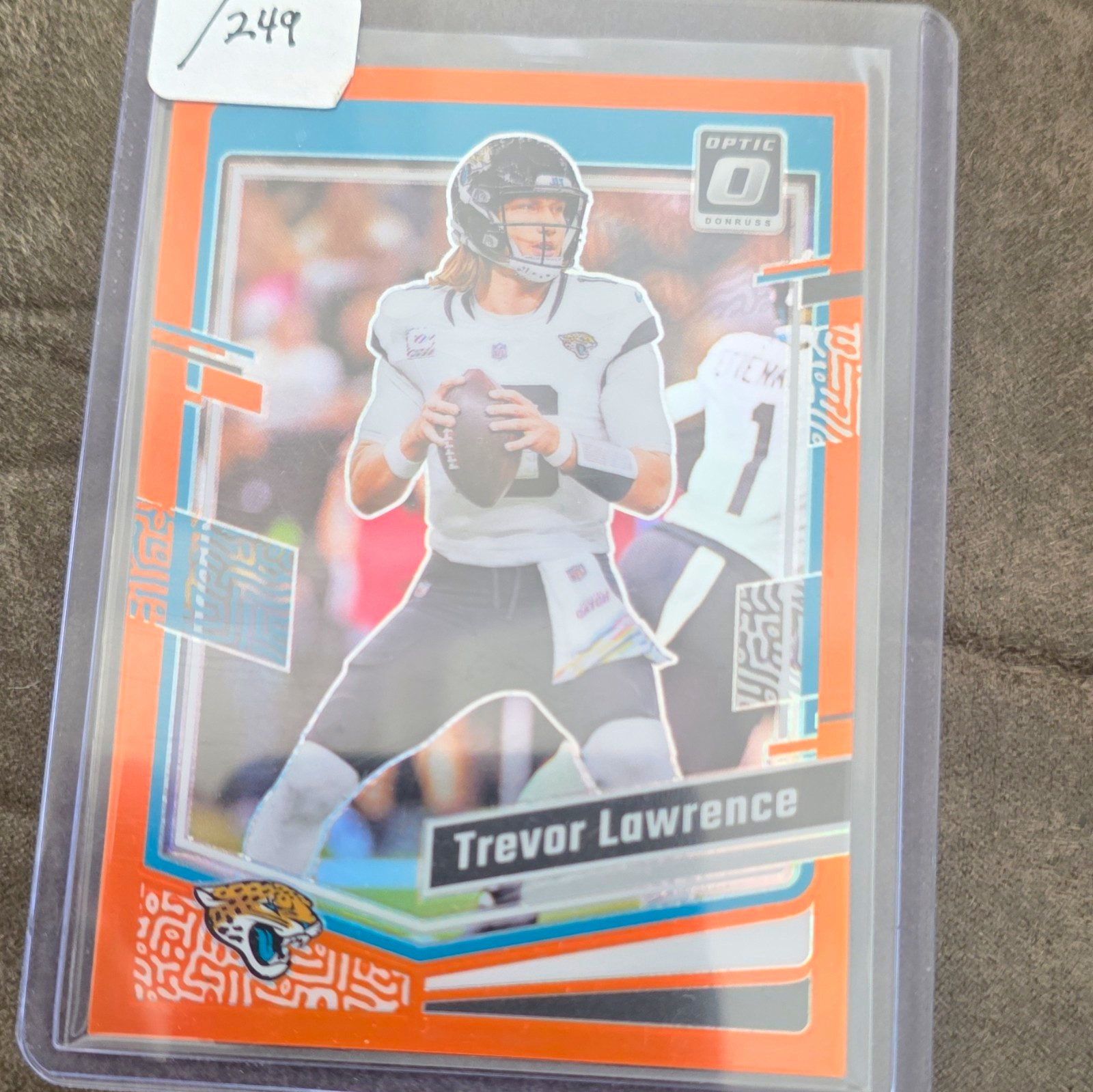 2023 Panini Donruss Optic Trevor Lawrence #87 Orange Prizm /249 Jaguars