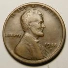 1918 D Lincoln Wheat Cent Penny F-VF  "Actual Coin Pictured"