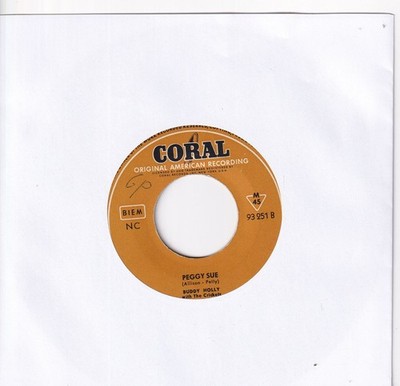 7'' Single - Buddy Holly - Peggy Sue