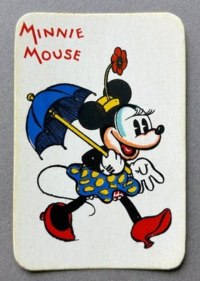 1930's Vtg Walt Disney Silly Symphony Snap Cards/Chad Valley Games Minnie Mouse