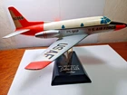 USAF  T-39 Red Model Sabreliner Trainer Contractors Model w/Stand 13 1/2" RRGS1