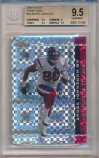 ANDRE JOHNSON 2007 Topps FINEST XFRACTOR /25 #62 BGS 9.5 GEM MINT Pop 1