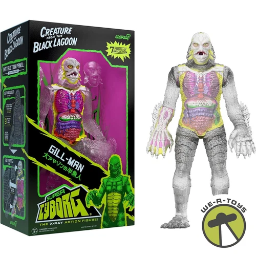 Universal Monsters Super Cyborg Creature from the Black Lagoon Figure super 7