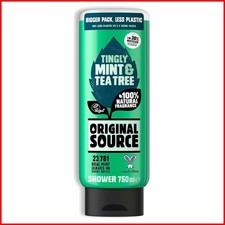 750ml Mint & Tea Tree Body Wash - Pure Natural Freshness for All Skin Types 5.32 per litre