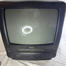VTG Symphonic 13" CRT TV VCR Combo Parts/Repair Powers On Then Shuts Off SC3913