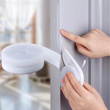 Upgraded 32.8FT Silicone Weather Stripping Door Seal, No 35 mm x 10 m, Lucent