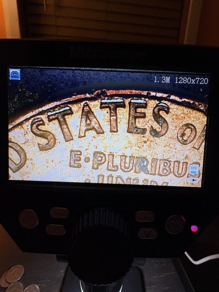 Moneda de centavo Lincoln Wide AM 1992-D error RDA Foto 4 de 4