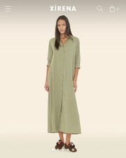 Xirena Boden Dark Seagrass Dress Green S NWT