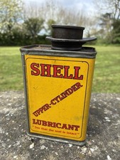 Unusual Shell Upper Cylinder Lubricant Oil Can
