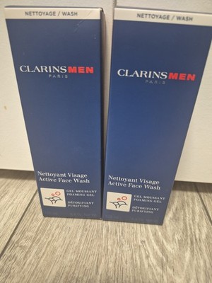 Lot Of 2 Clarins - Men Active Face Wash 125ml/4.4oz