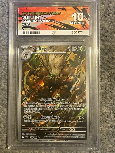 Pokémon Company SV05 Temporal Forces Shiftry 163/162 IR Holo Eng 2024 ACE 10